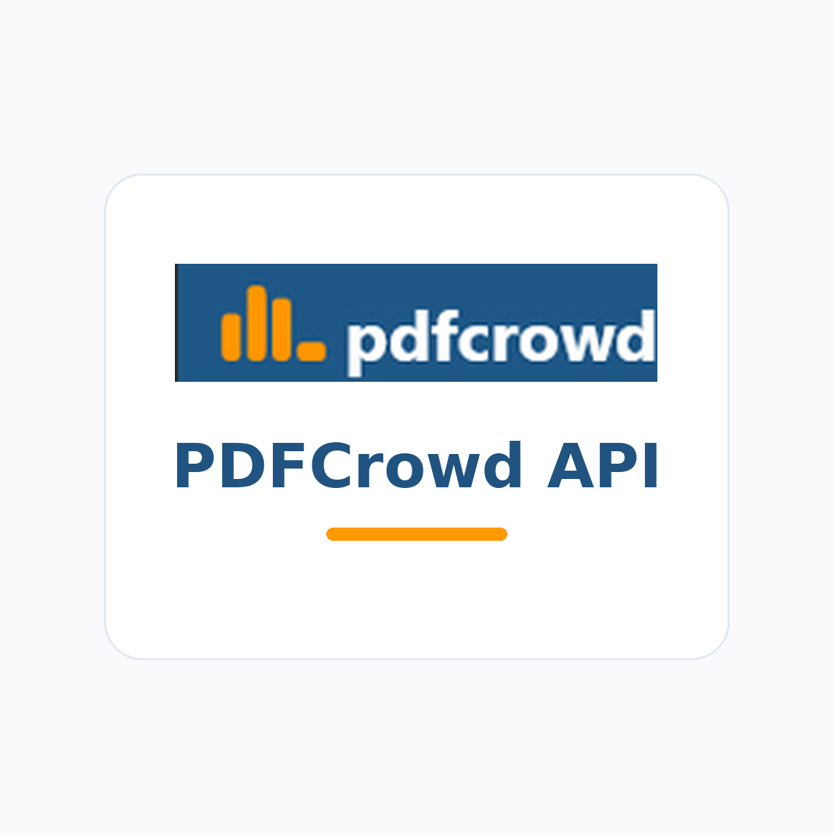 PDFCrowd API