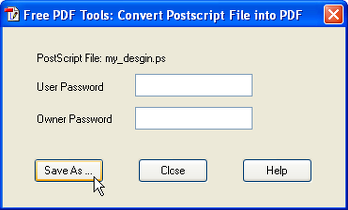 Преобразование PostScript в PDF
