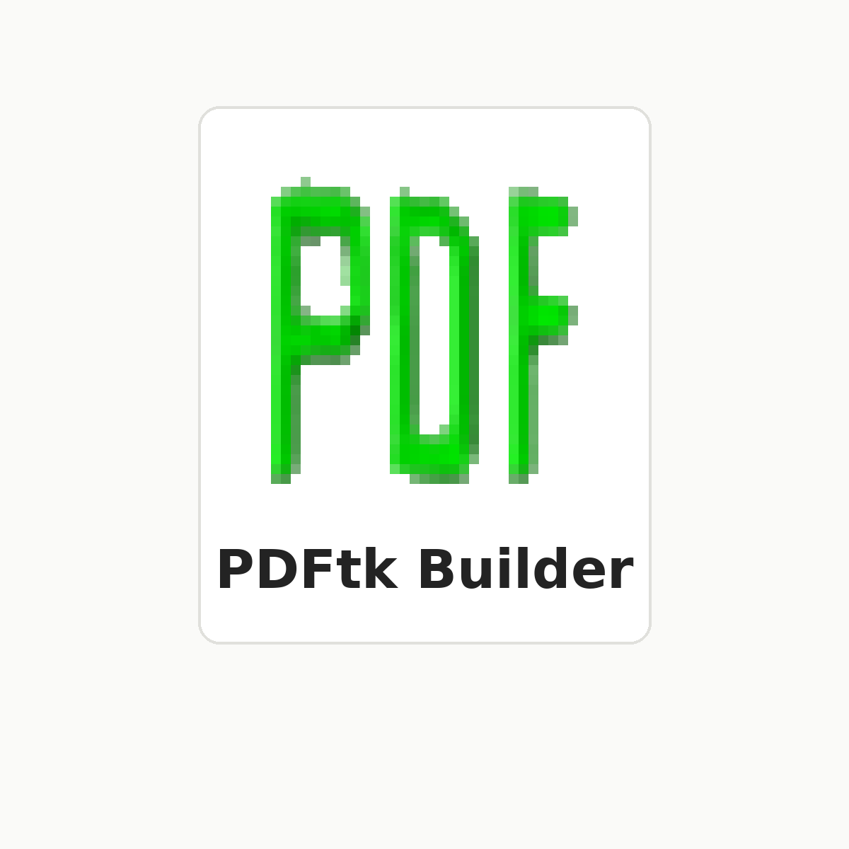 PDFtk Builder