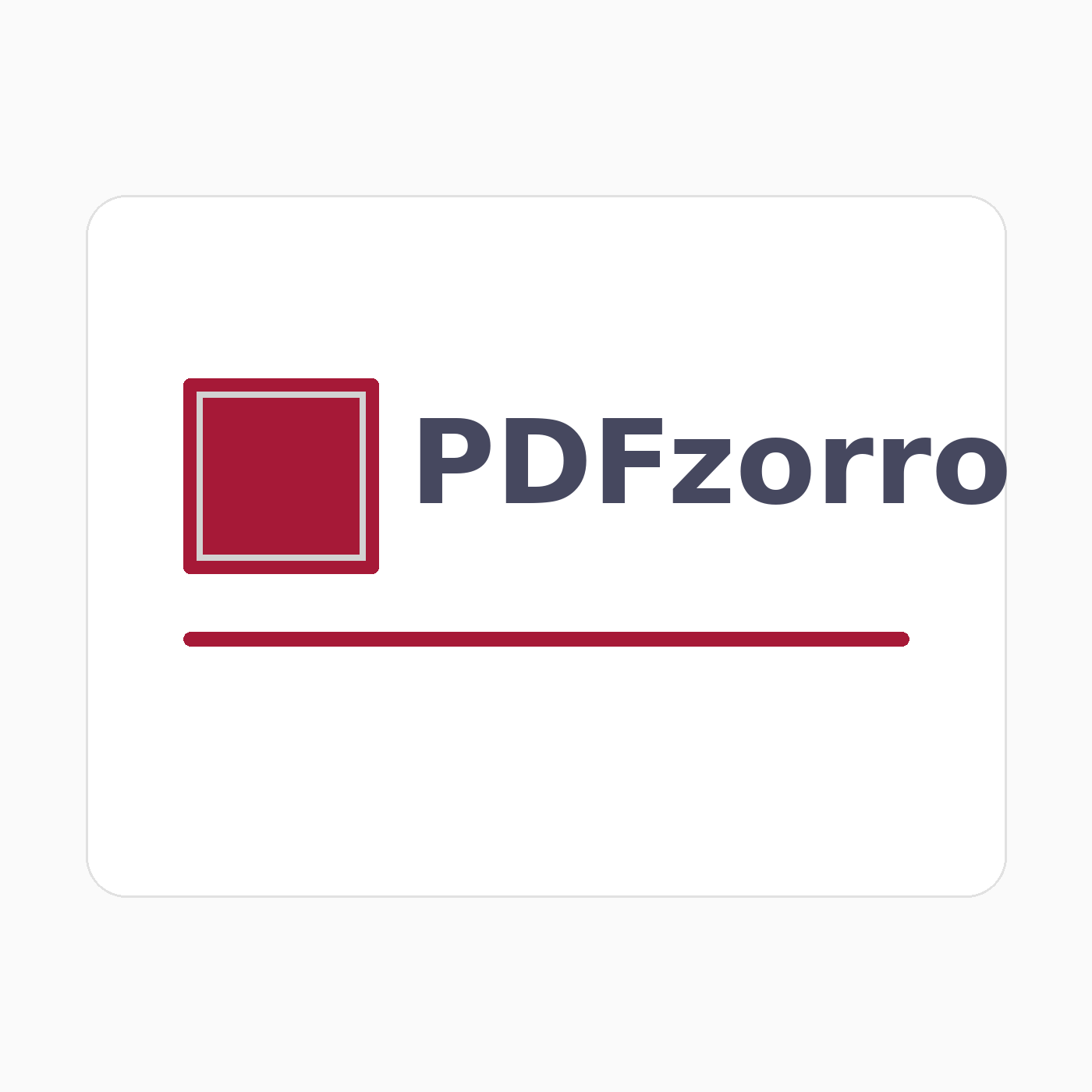 PDFzorro