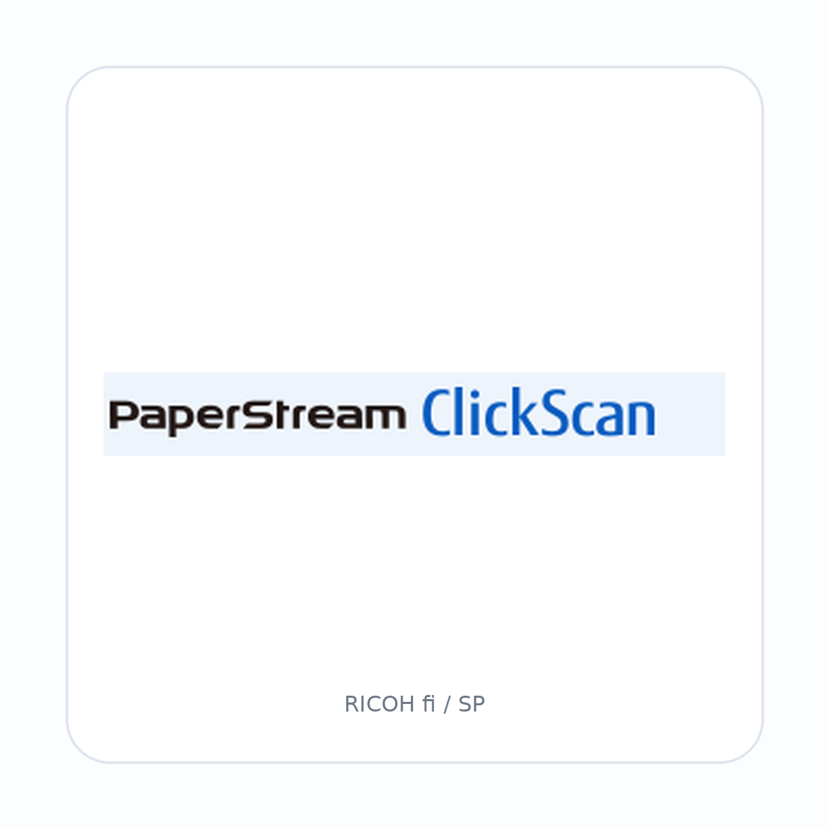 PaperStream ClickScan