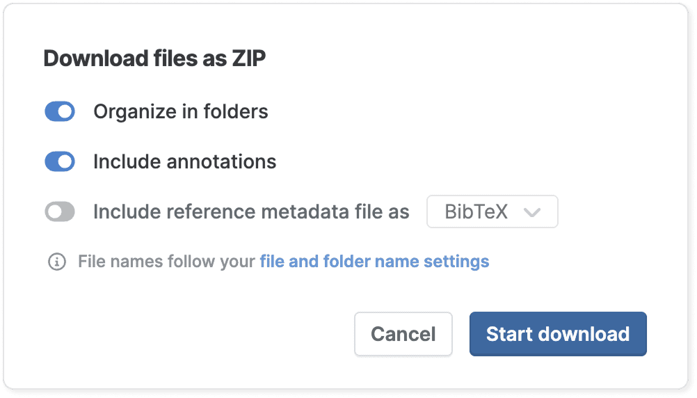 Параметры массовой загрузки файлов в ZIP