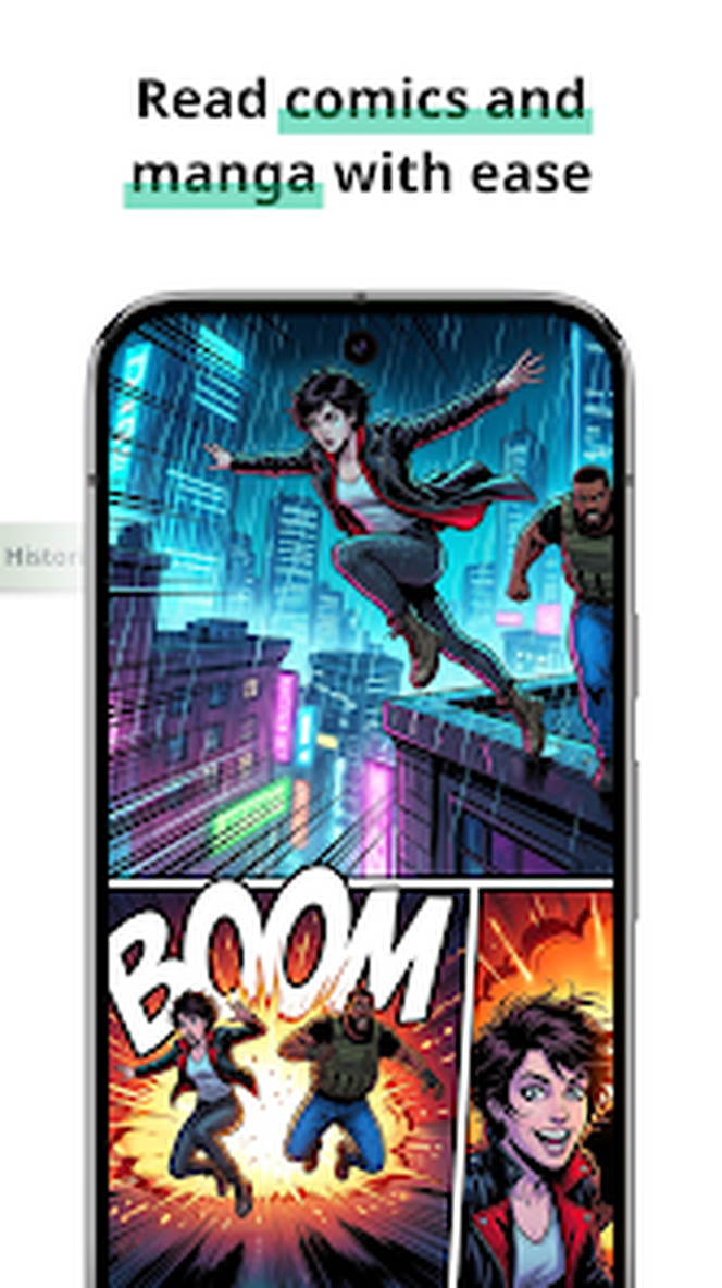 Режим чтения комиксов и манги PocketBook Reader