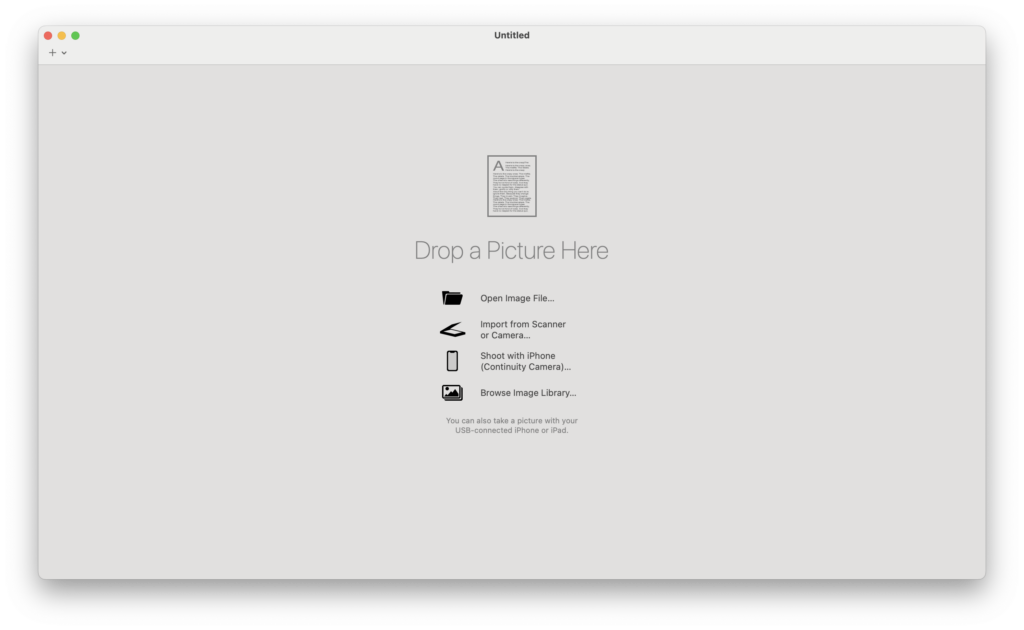 Интерфейс Prizmo: Установка Prizmo на Mac