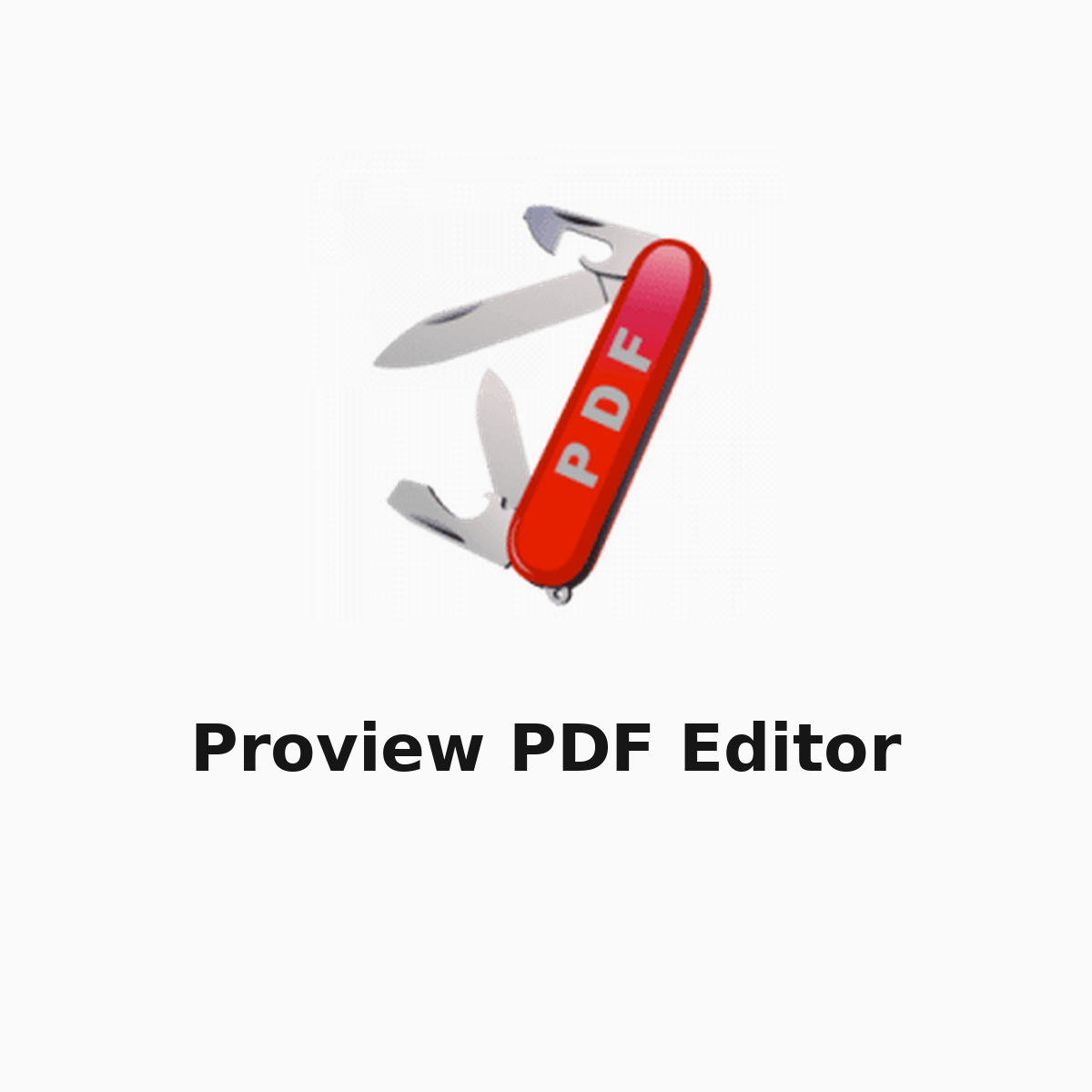 Proview PDF Editor