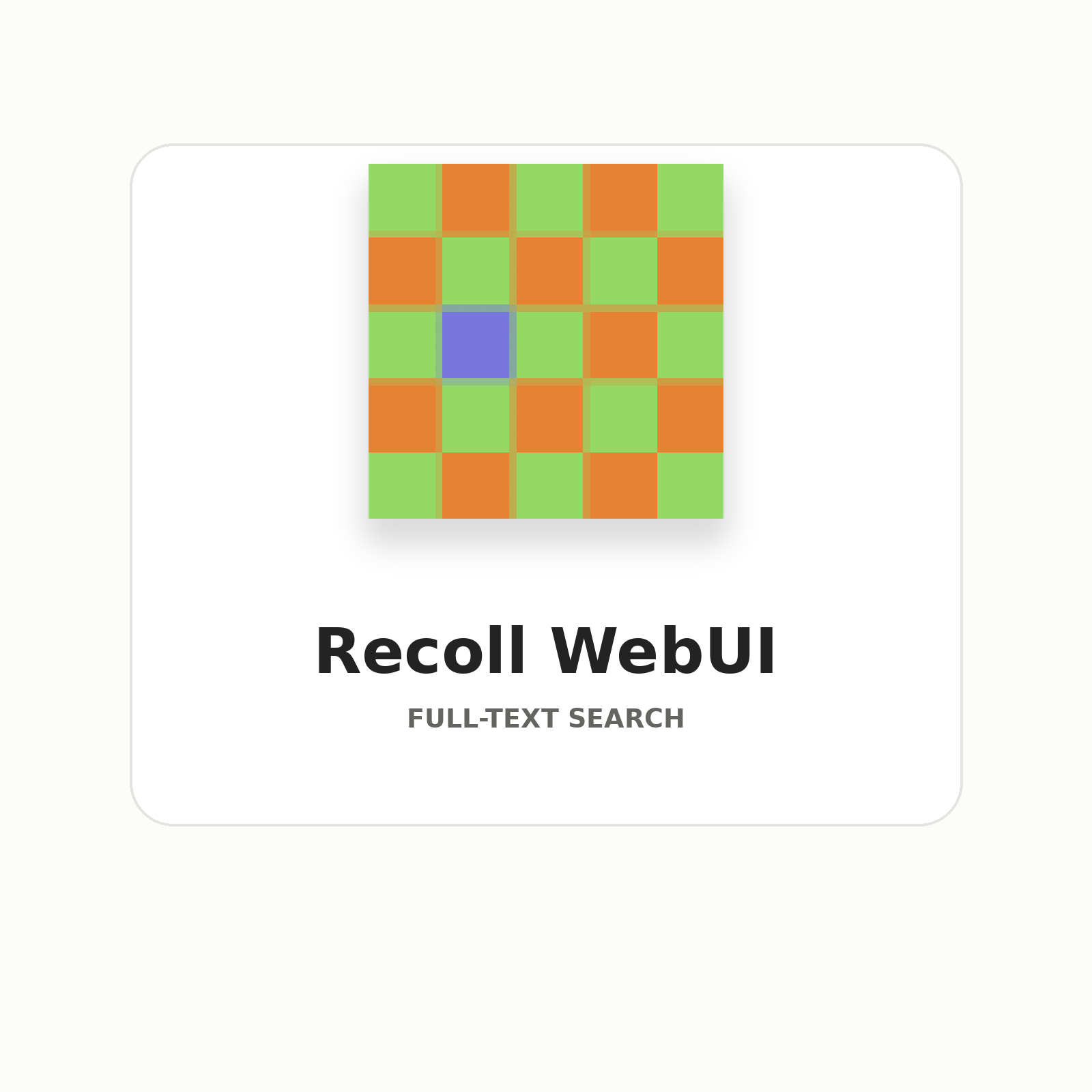 Recoll WebUI