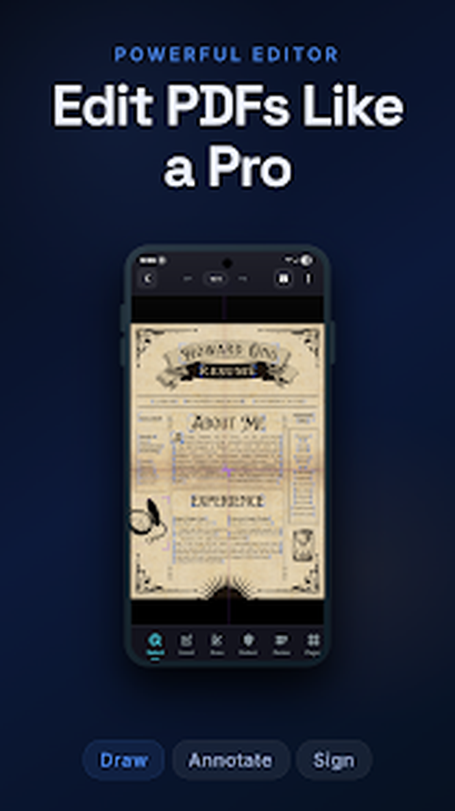 Редактор RevPDF с инструментами рисования, аннотаций и подписи