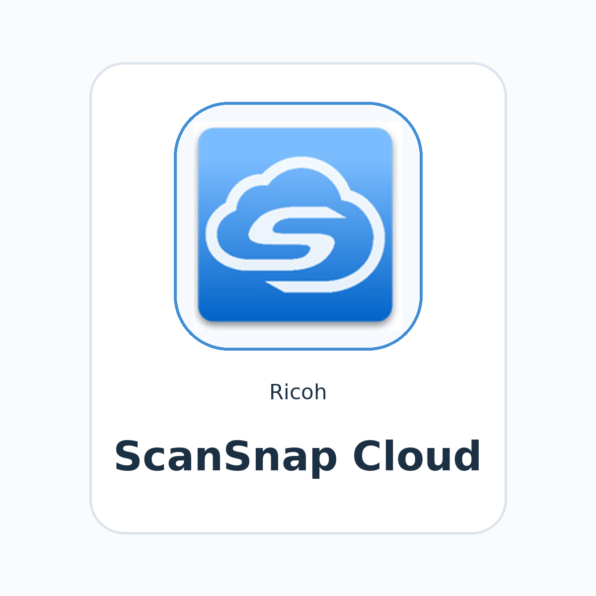 Ricoh ScanSnap Cloud