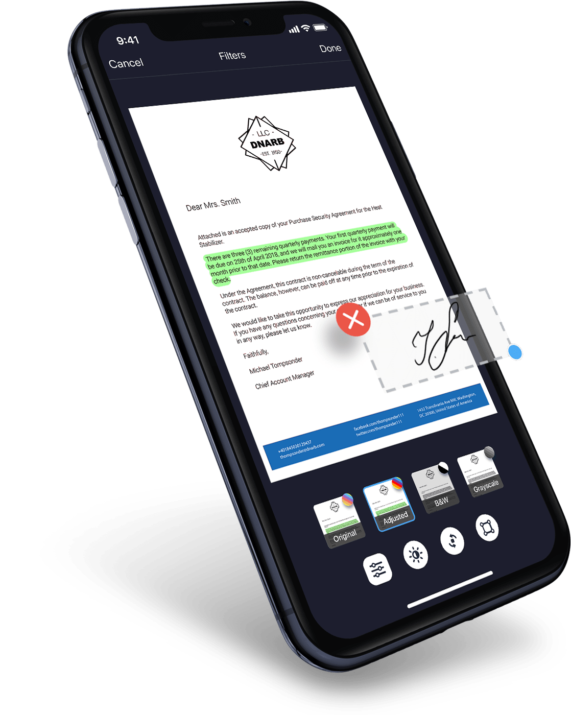 Доработка PDF после мобильного сканирования
