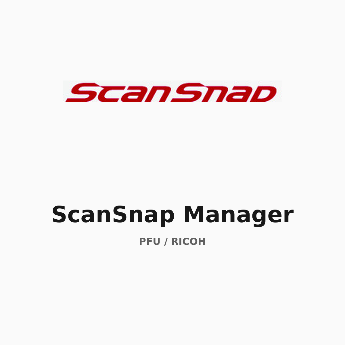 ScanSnap Manager