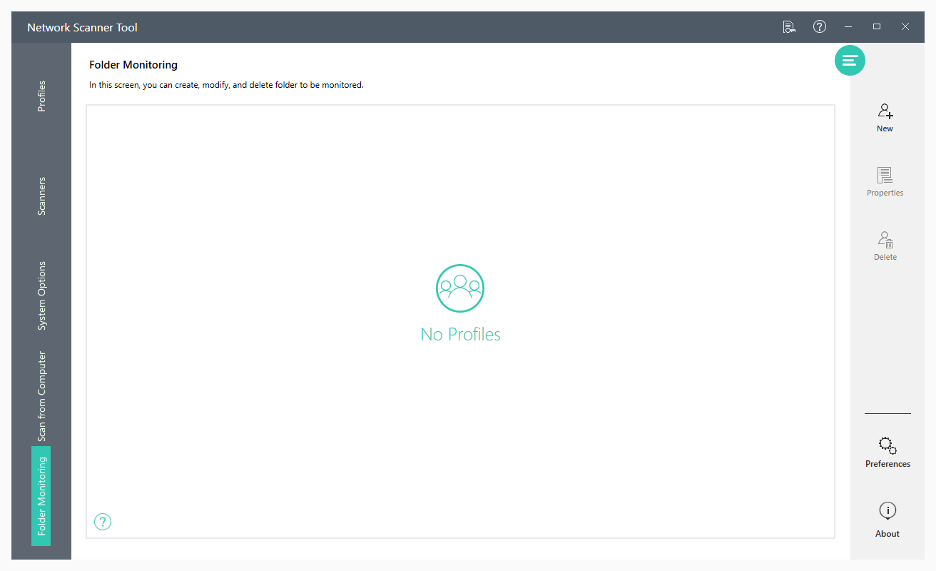 Главная вкладка Folder Monitoring