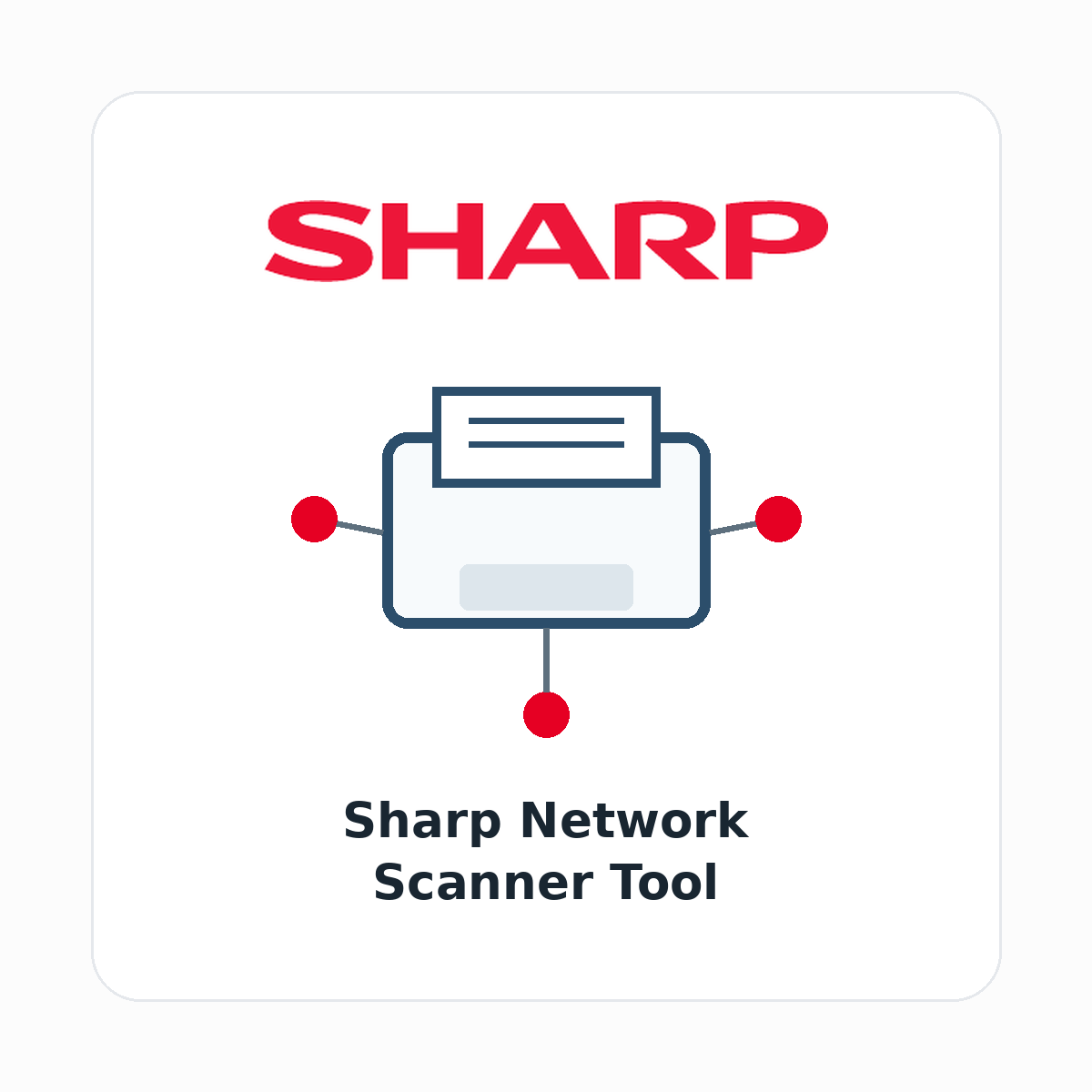 Sharp Network Scanner Tool