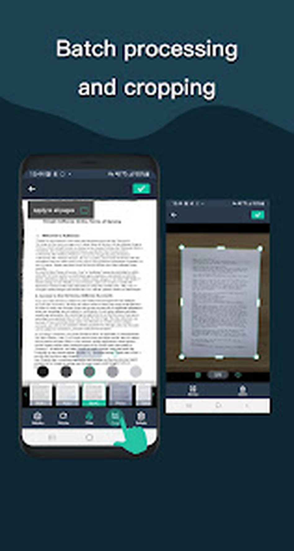 Simple Scanner: пакетная обработка и кадрирование нескольких страниц
