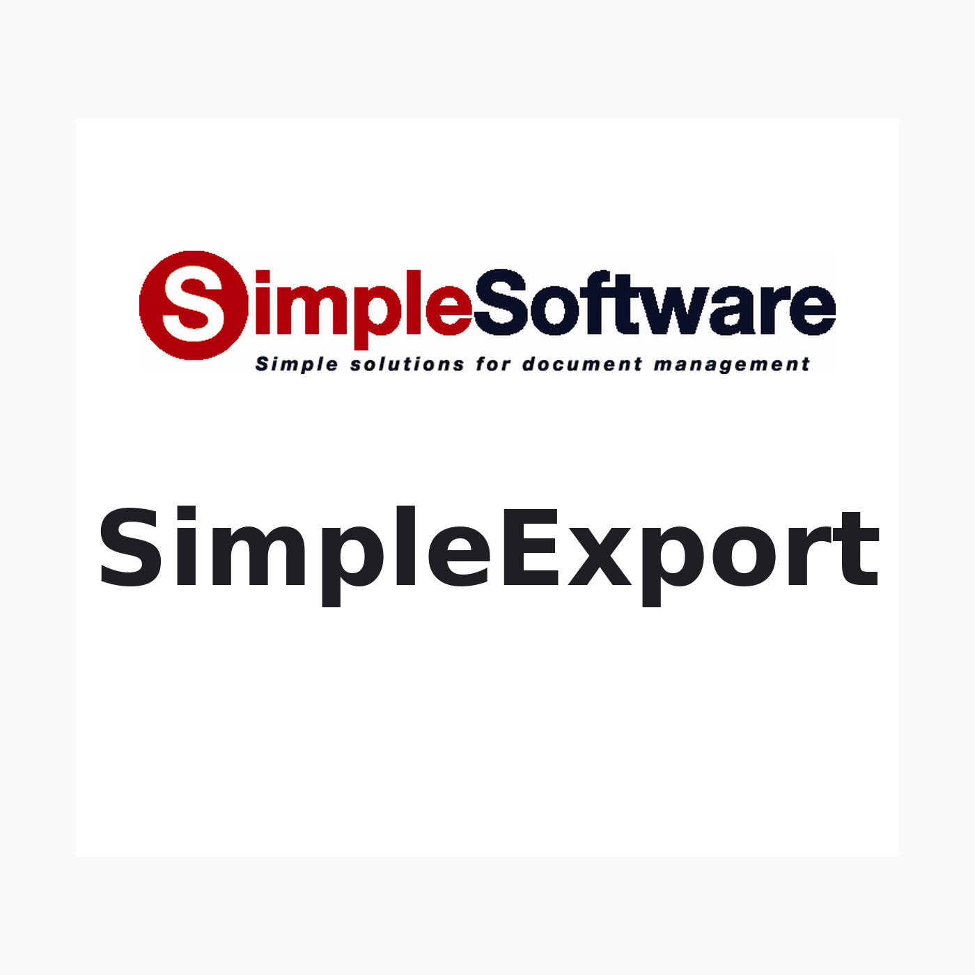 SimpleExport