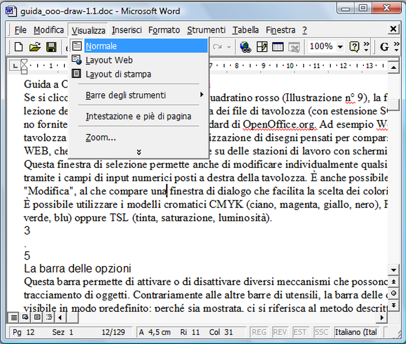 Полученный DOC в обычном режиме просмотра Microsoft Word