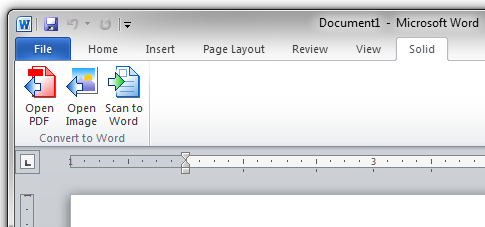 Надстройка Solid в Microsoft Word