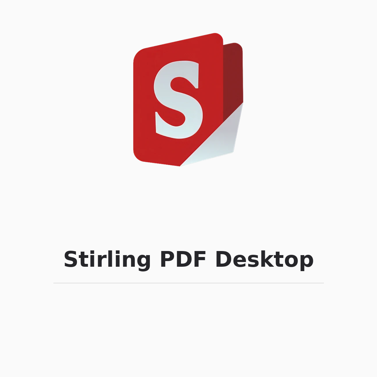 Stirling PDF Desktop