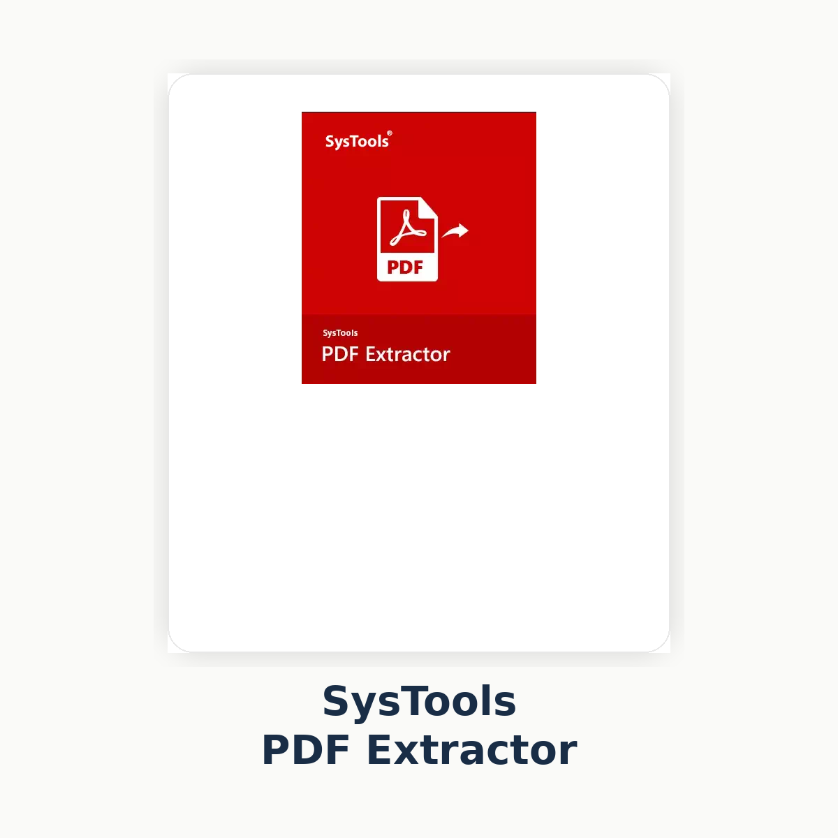 SysTools PDF Extractor