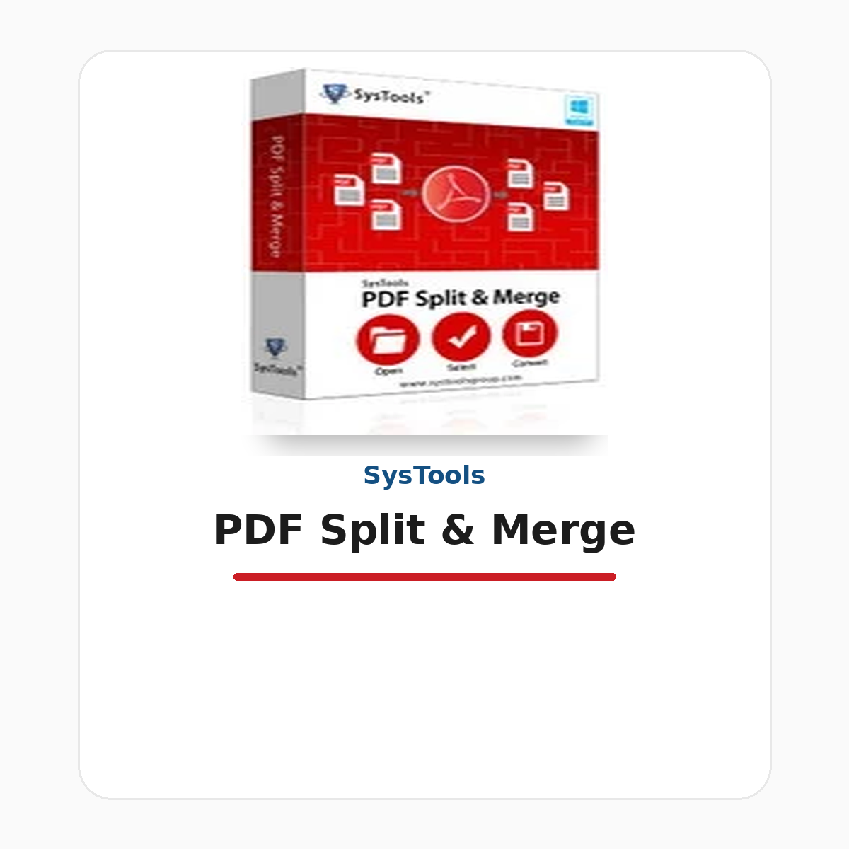 SysTools PDF Split & Merge
