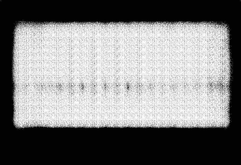 Бинарная маска области таблицы