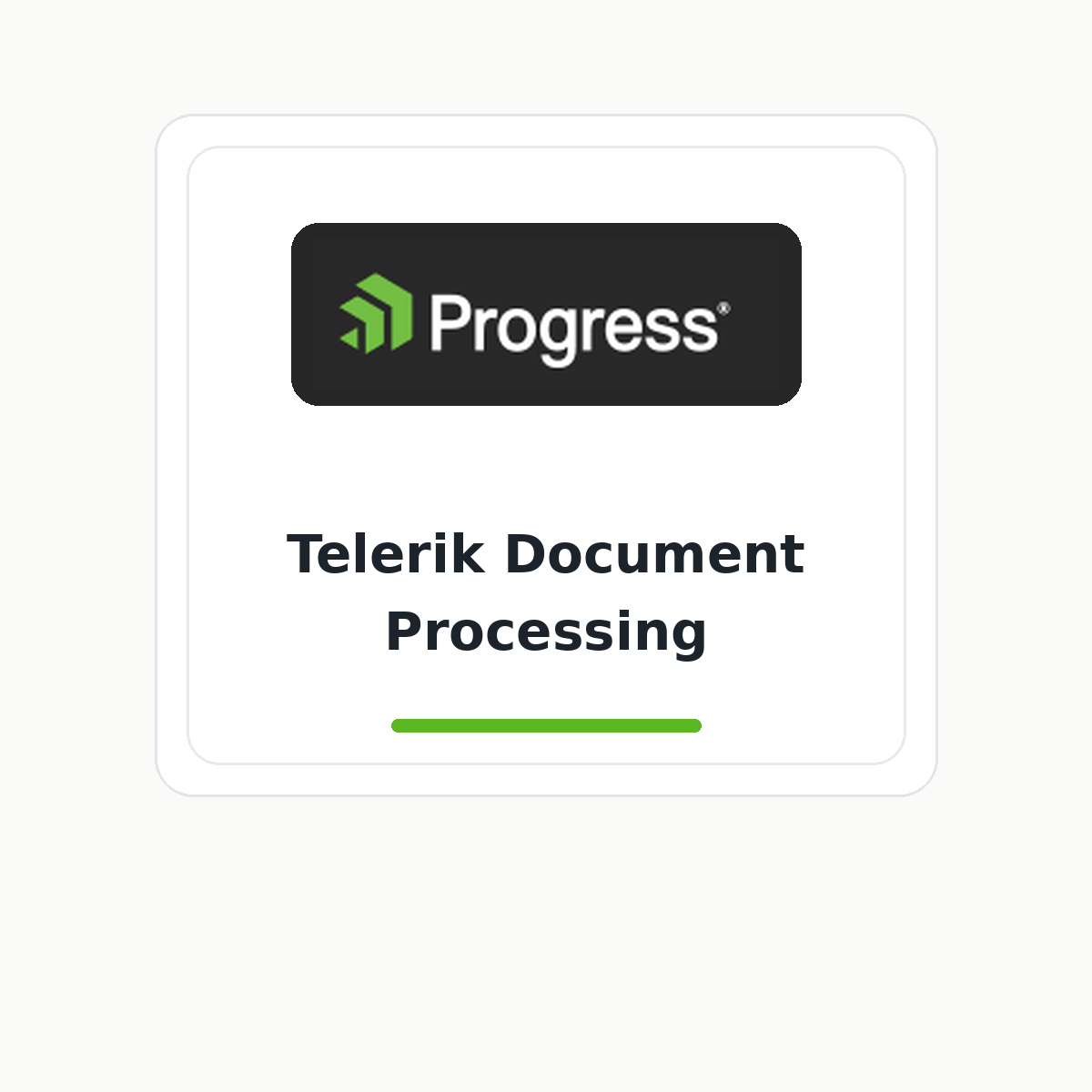 Telerik Document Processing