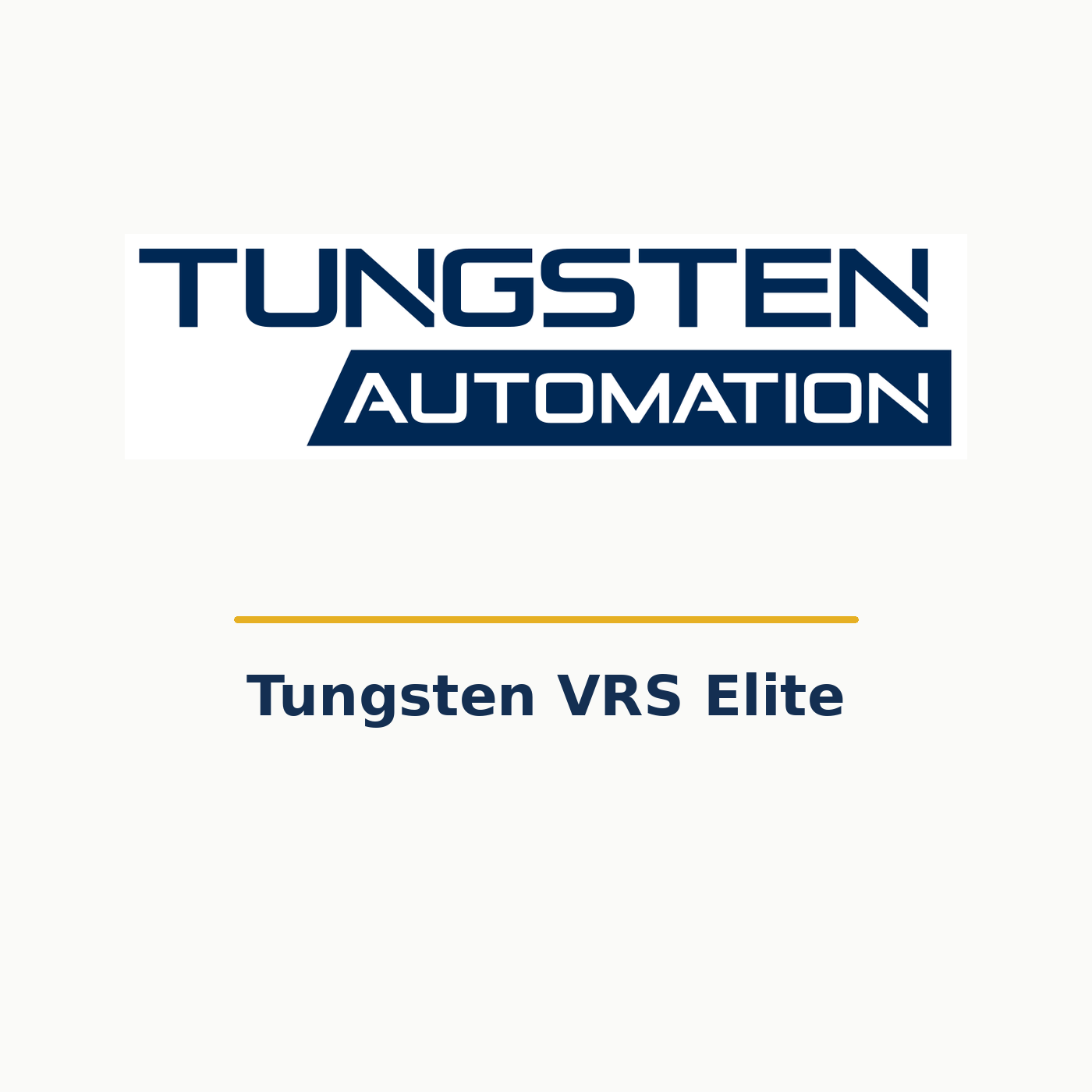 Tungsten VRS Elite