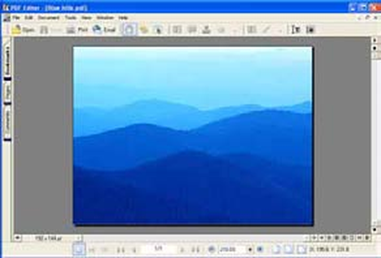 PDF создан из изображения в VeryPDF PDF Editor
