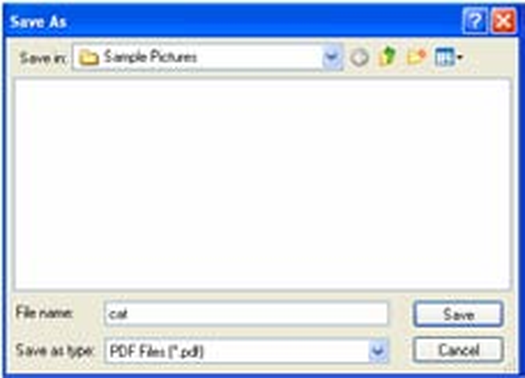 Сохранение объединённого PDF