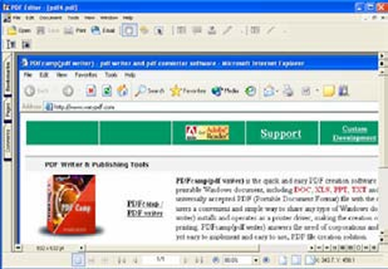 Создание PDF из изображения в буфере обмена