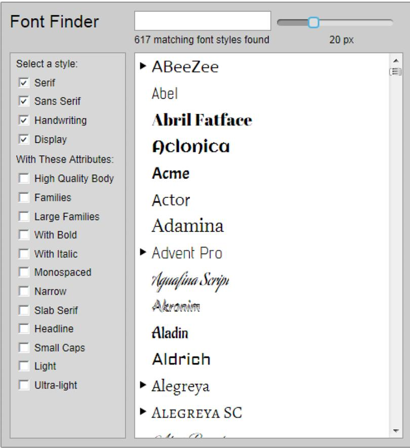 Поиск и выбор шрифтов в Xara Photo & Graphic Designer