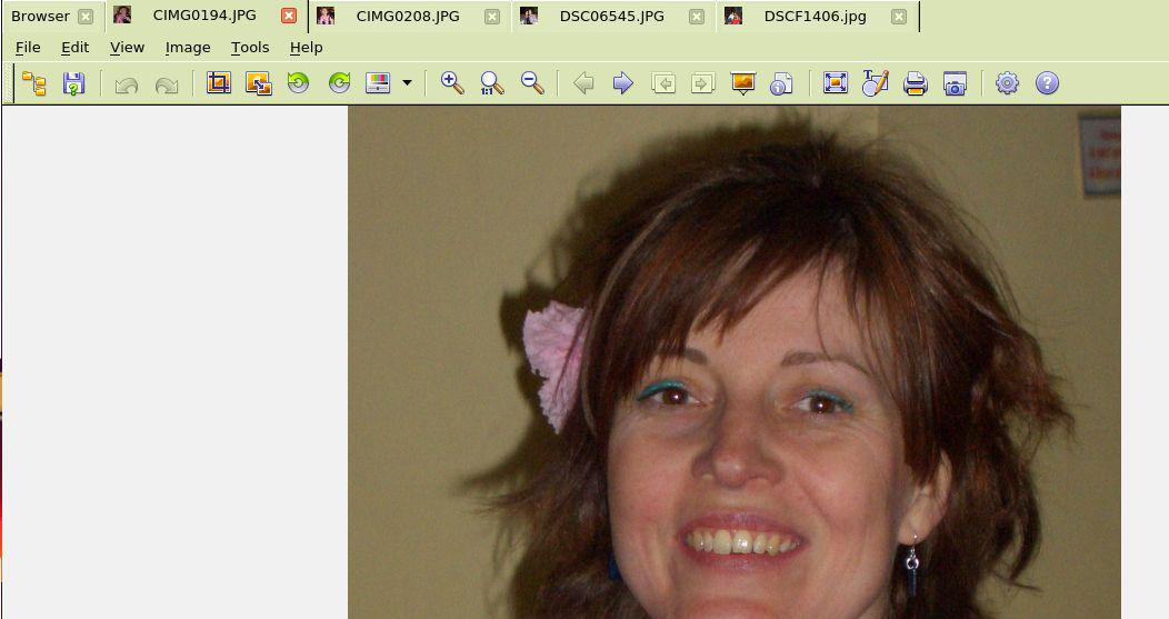 Вкладки просмотра и изображение в XnView MP