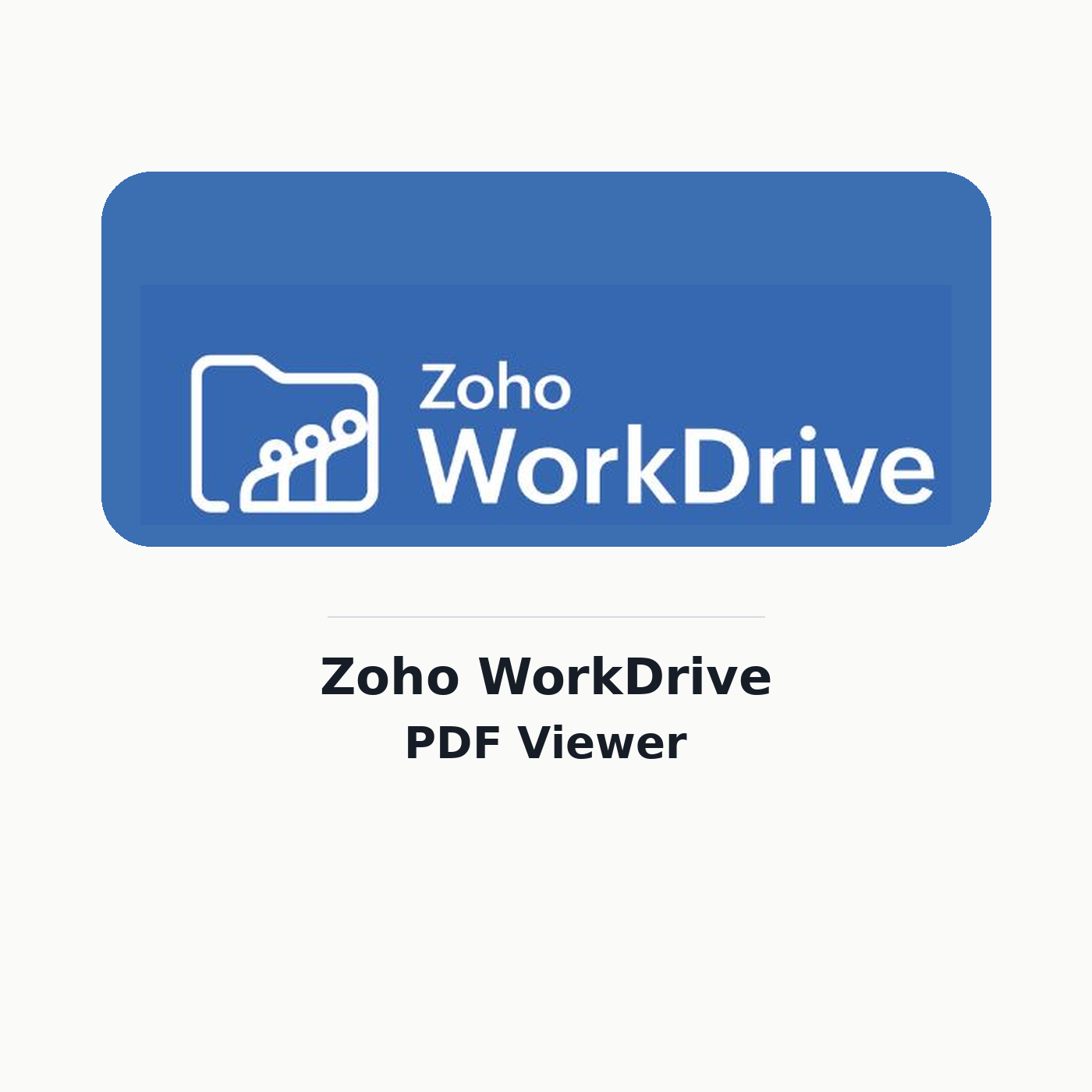 Zoho WorkDrive PDF Viewer