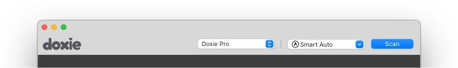 Скриншот Doxie: sw toolbar scanning mode smart auto DX400 DX450