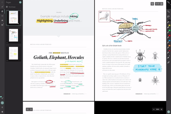 Document Builder и управление страницами в Drawboard PDF