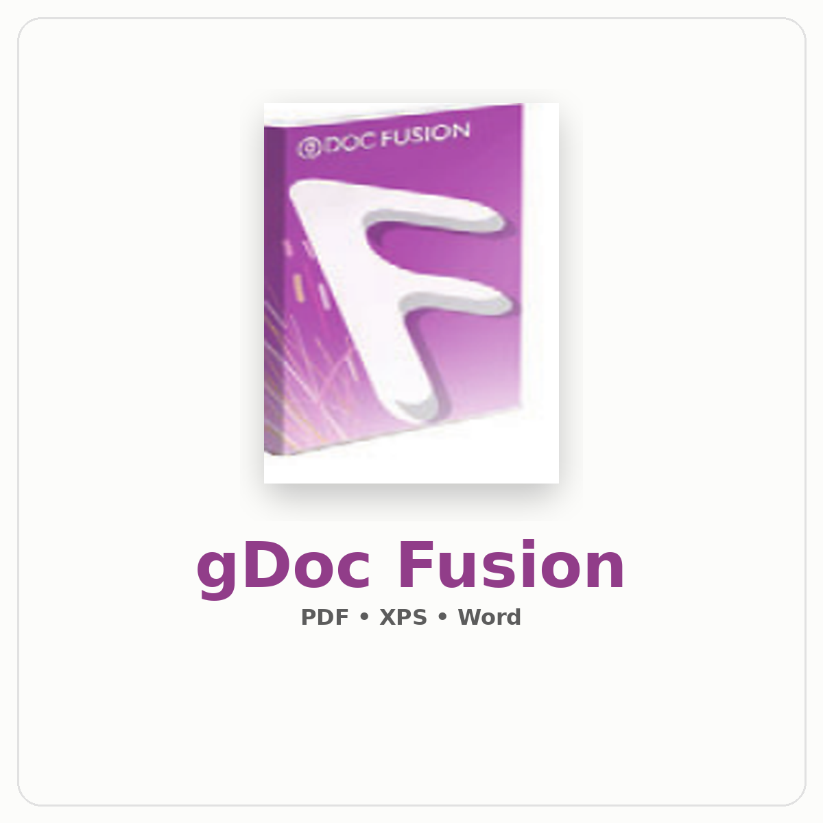 gDoc Fusion