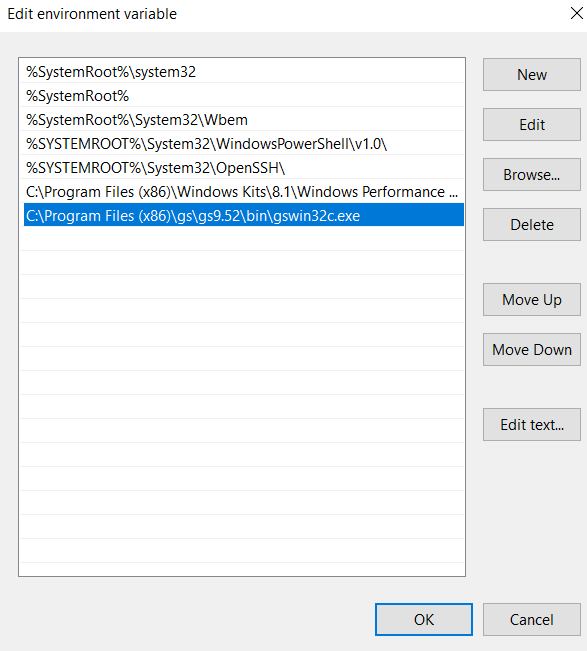 Скриншот Ghostscript: Dll1I