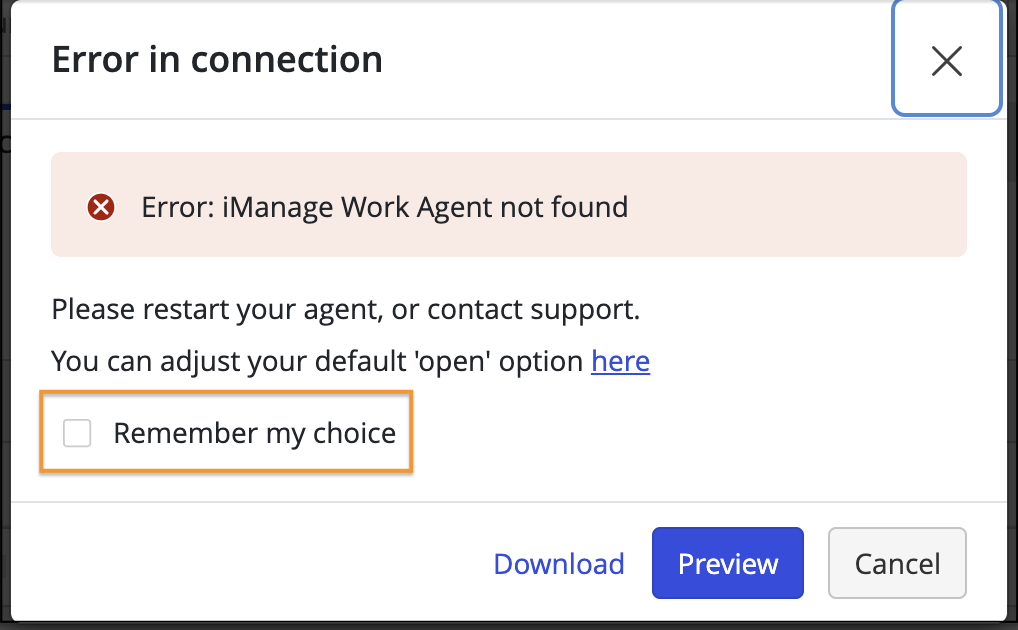 Интерфейс iManage Work