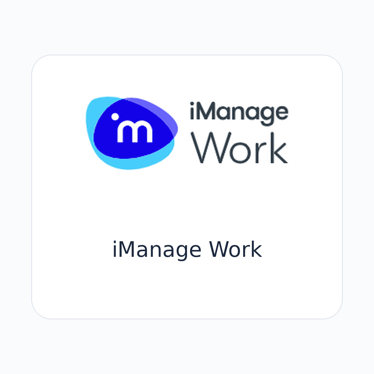 iManage Work