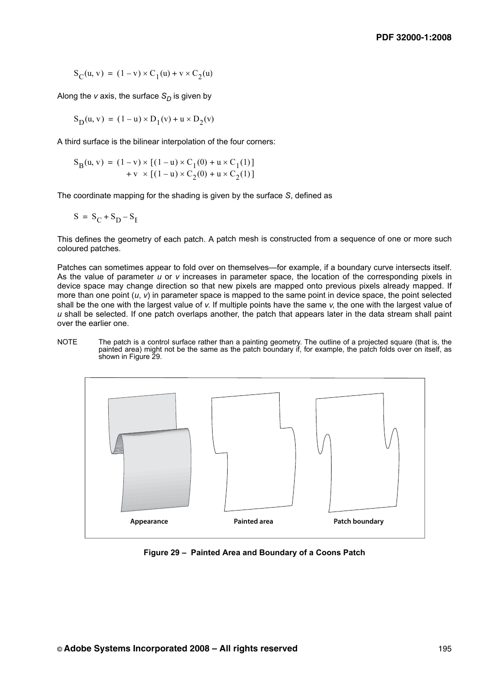 Страница официального тестового PDF с описанием изображений