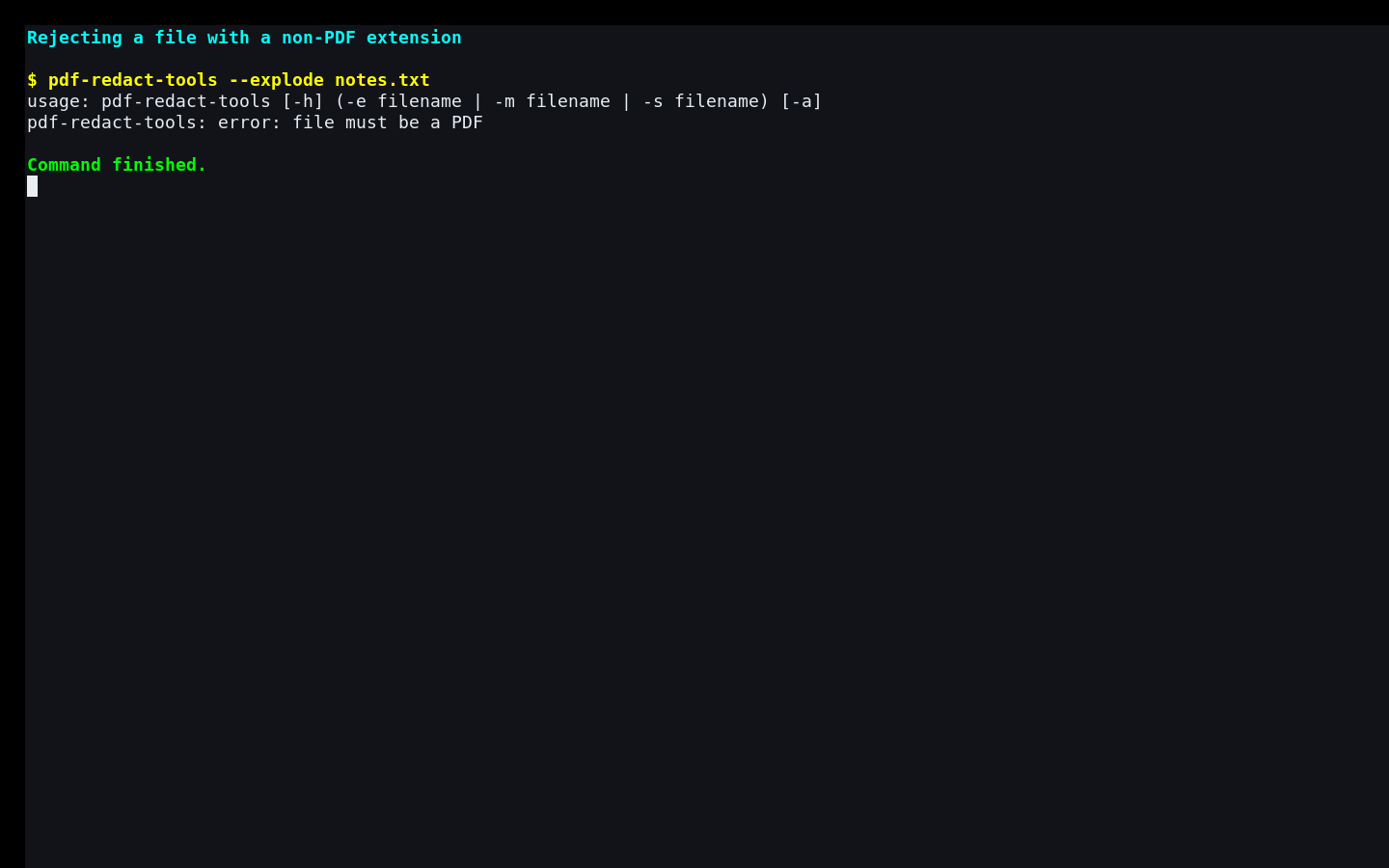 Интерфейс pdf-redact-tools