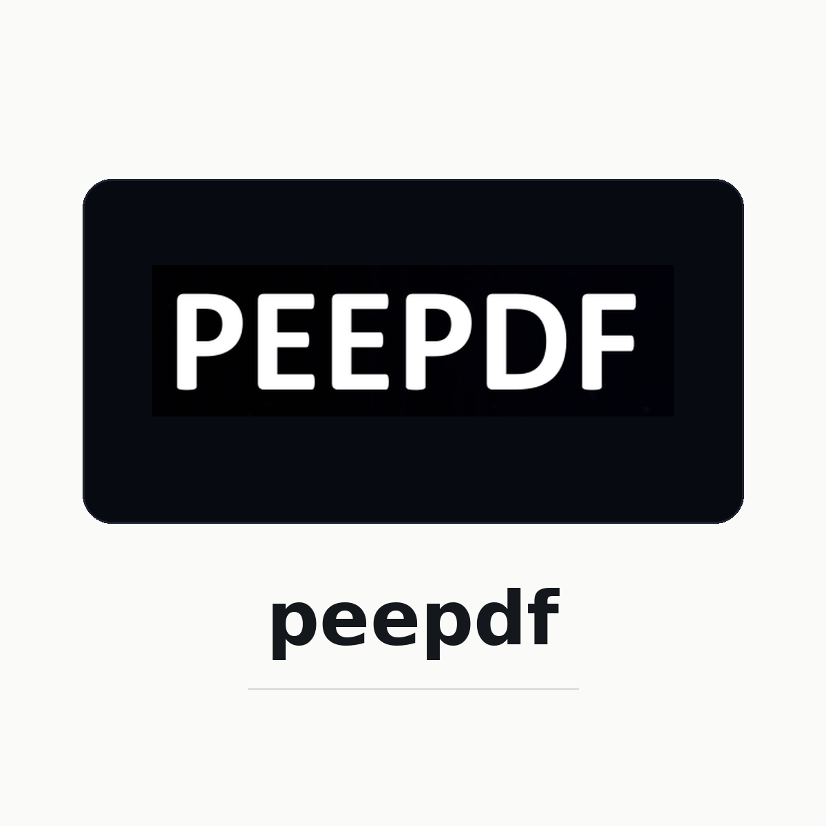 peepdf
