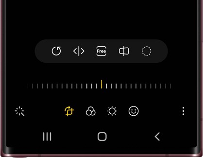 Редактирование фото в Samsung Gallery