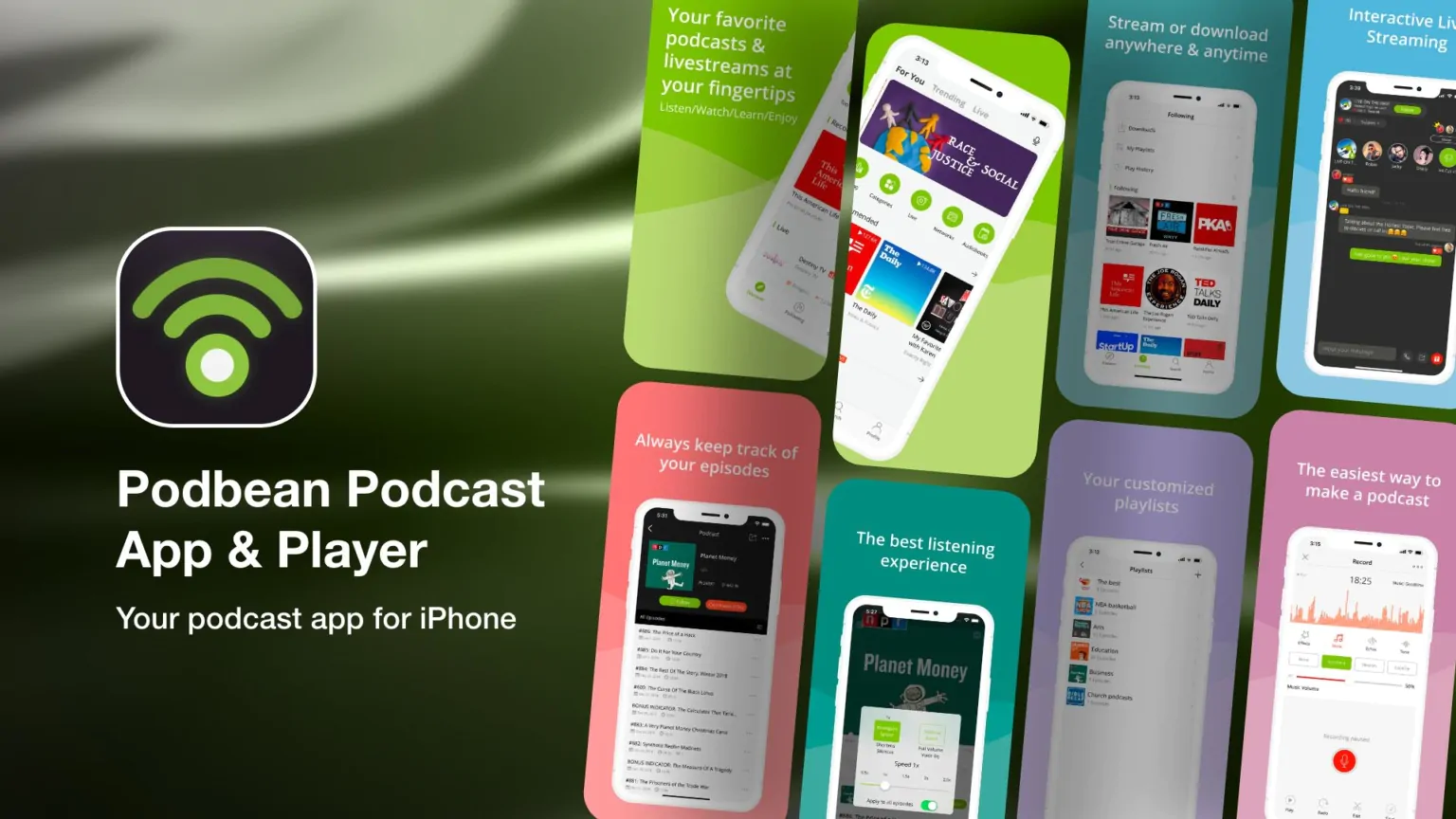 Скриншот Podbean