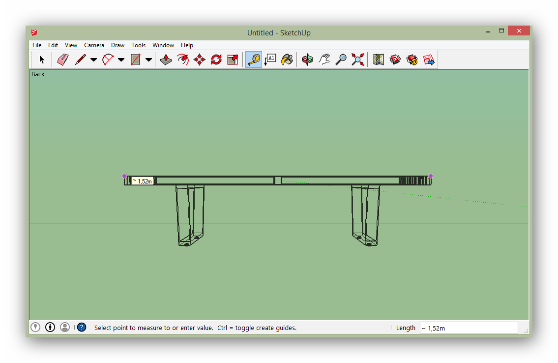 Моделирование крыши в SketchUp