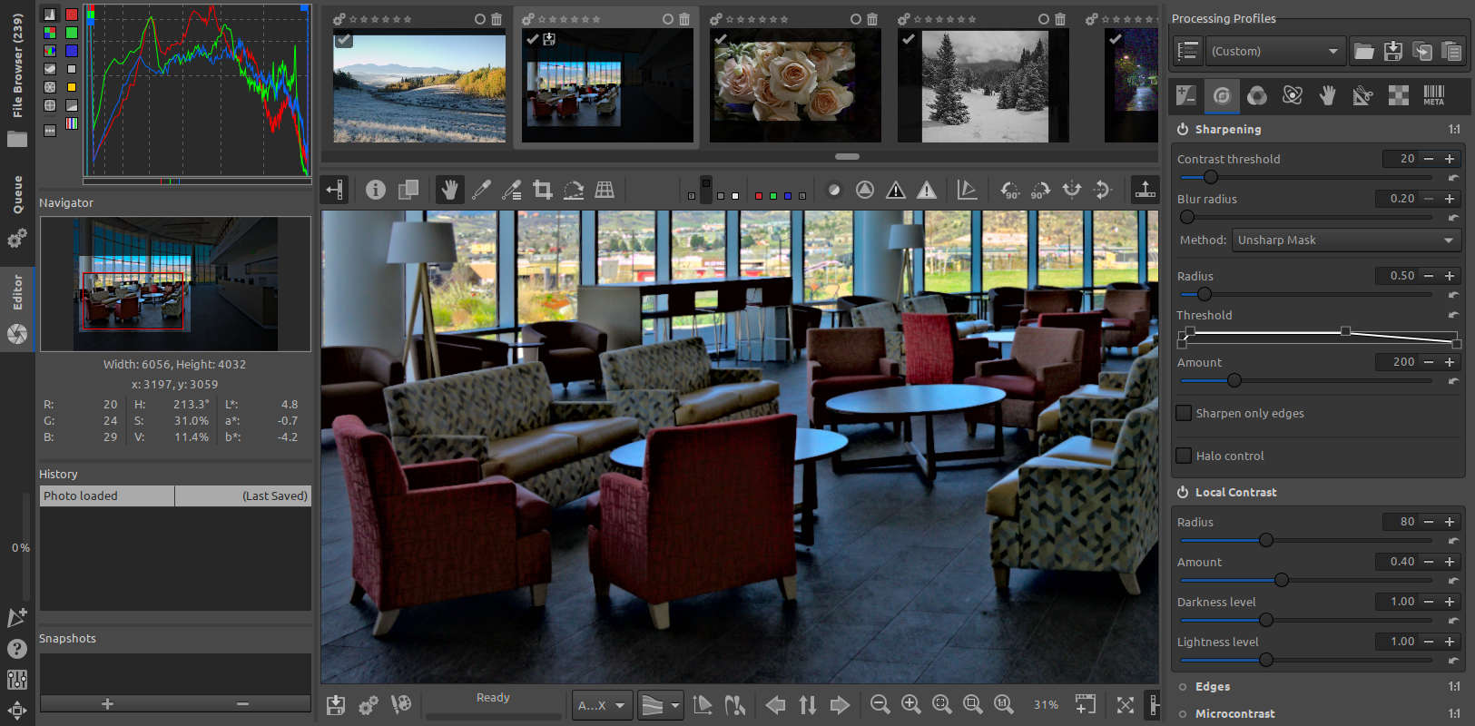 Глубокая обработка RAW-файла в RawTherapee