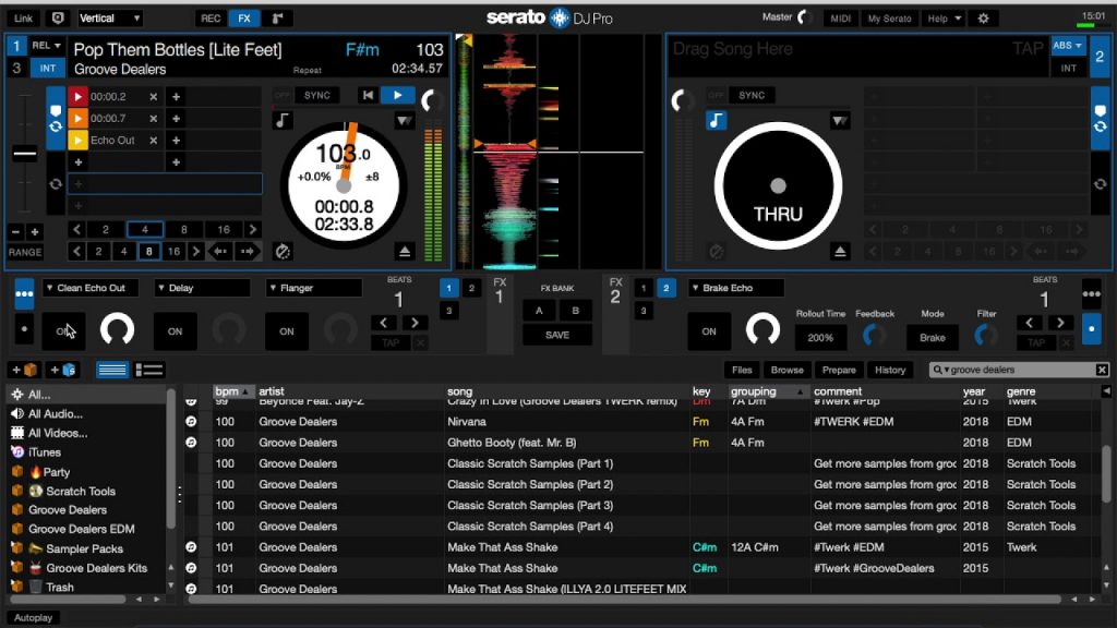 Скриншот Serato DJ Pro