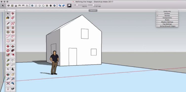 Интерфейс SketchUp