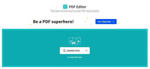 Интерфейс Smallpdf