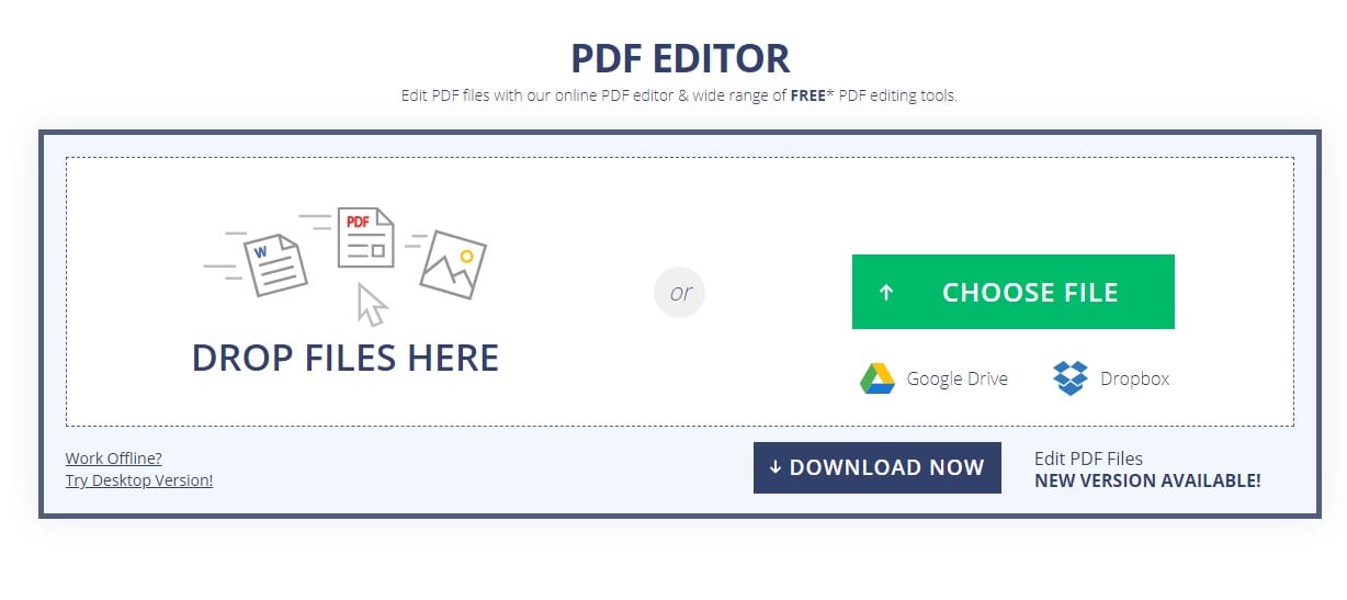 Интерфейс Soda PDF
