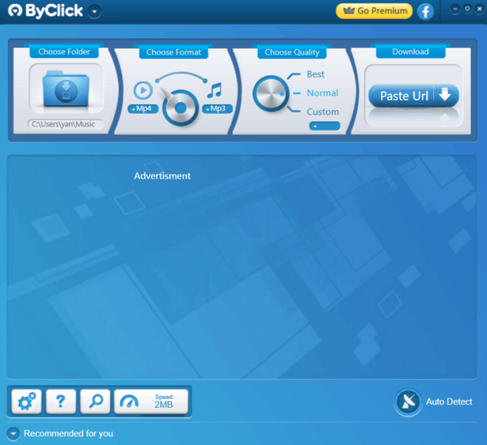 Состояние задач в ByClick Downloader